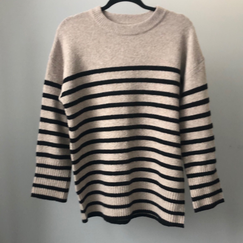 A New Day Striped Crewneck Sweater Size M